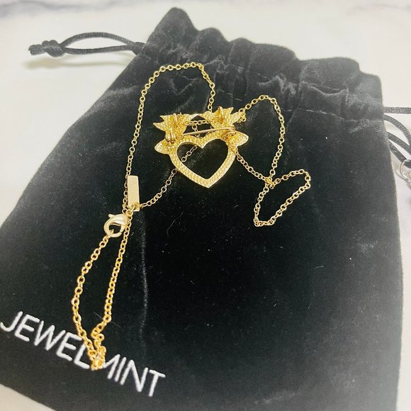 Jewelmint lovebirds pin necklace - Picture 2 of 4